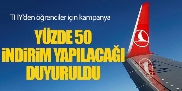 THY %50 Öğrenci İndirimi