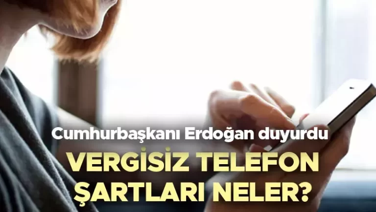 VERGİSİZ TELEFON VE BİLGİSAYAR İÇİN SON GELİŞME NEDİR?