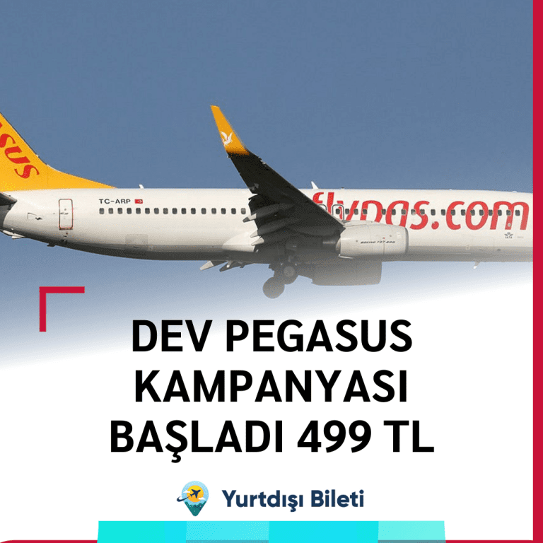Pegasus Her Yöne 499 TL Kampanyası, Pegasus yurt içi Her Yöne 499 TL Kampanyası, pegasus ramazan kampanyası, pegasus kampanya