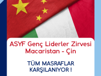 ASYF Genç Liderler Zirvesi Macaristan - Çin ASEFYLS 2024 Kapasite Geliştirme Programı