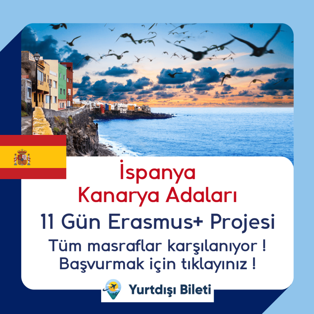 Ispanya Kanarya Adalari 5 Gun Erasmus Projesi