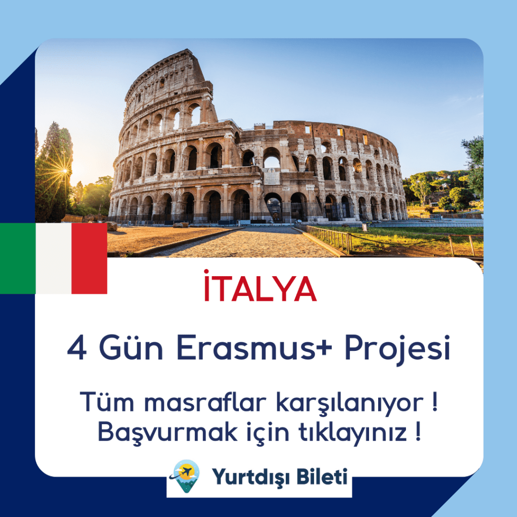 İtalya 4 Günlük Erasmus+ Projesi