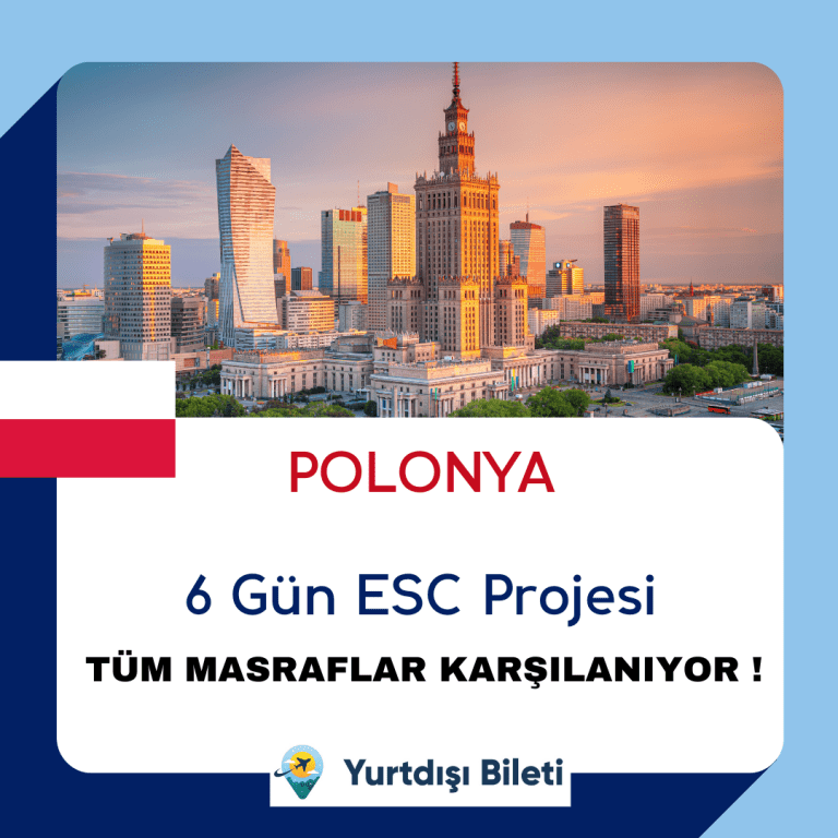 Polonya 6 Günlük Erasmus+ Projesi türk katılımcı arıyor ! Proje kapsamında seyahat konaklama ve yemek masrafları karşılanacak !