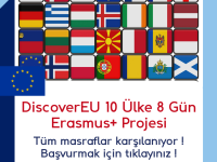 DiscoverEU 10 Ülke 8 Gün Erasmus+ Projesi