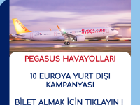 Pegasus 10 Euro Uçak Bileti Kampanyası