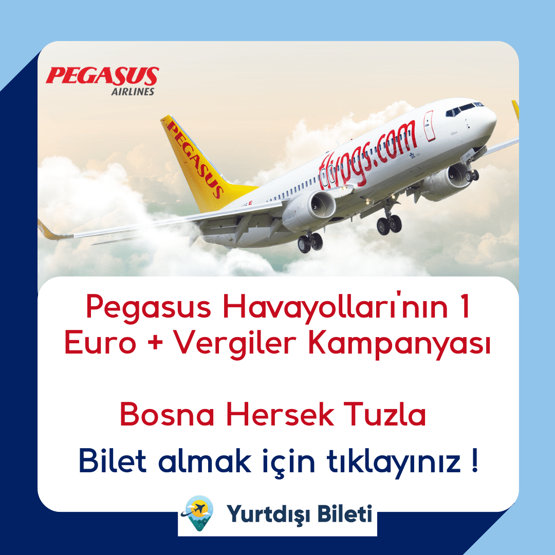 Pegasus 1 Euro + Vergiler Kampanyası Bosna Hersek Tuzla