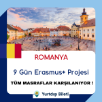 Romanya 9 Günlük Erasmus+ Projesi Başvuru