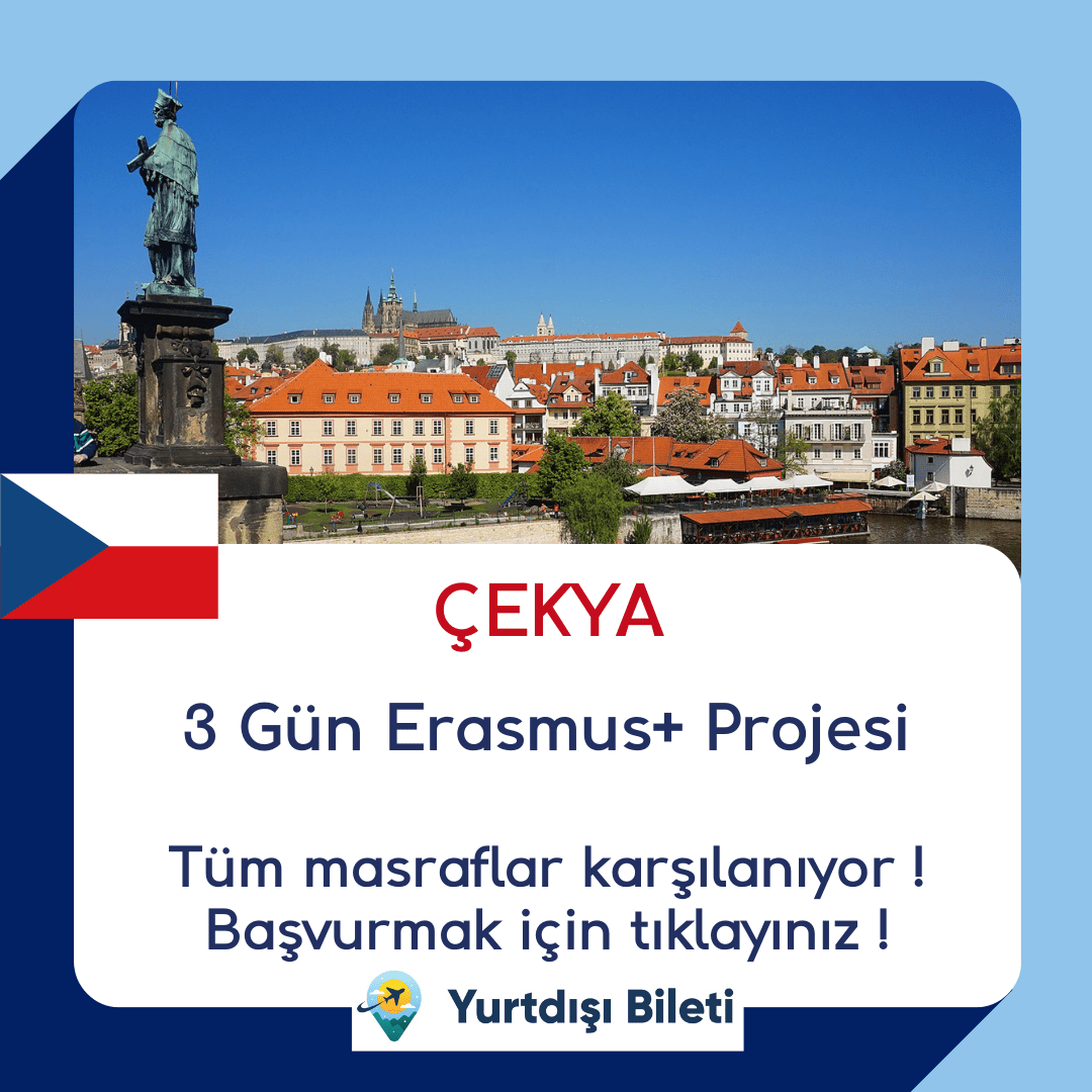 Çekya Prag 3 Gün Erasmus+ Projesi
