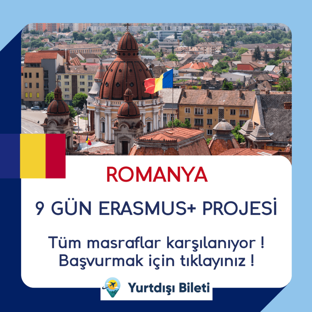 Romanya 8 Günlük Erasmus+ Projesi