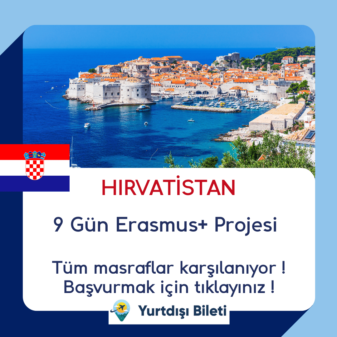 Hırvatistan 9 Gün Erasmus+ Projesi