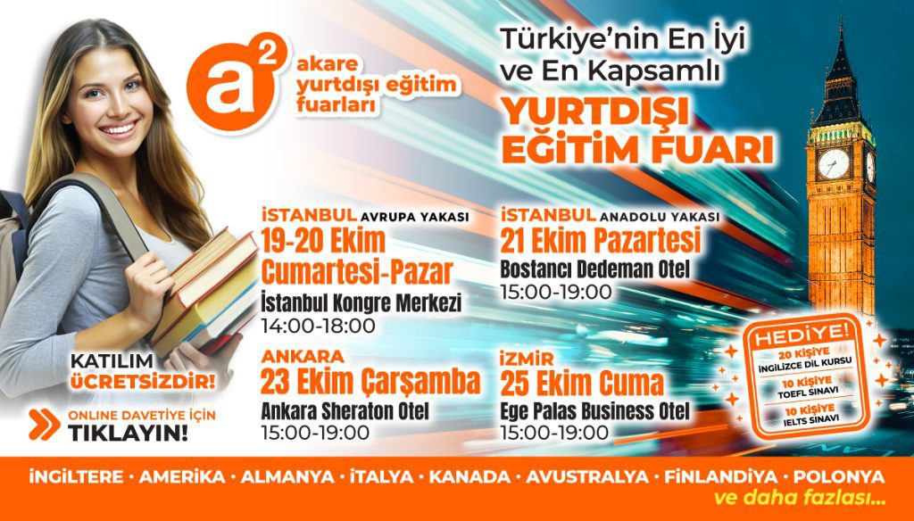 Ücretsiz Yurt Dışı Eğitim Fuarı Davetiyesi