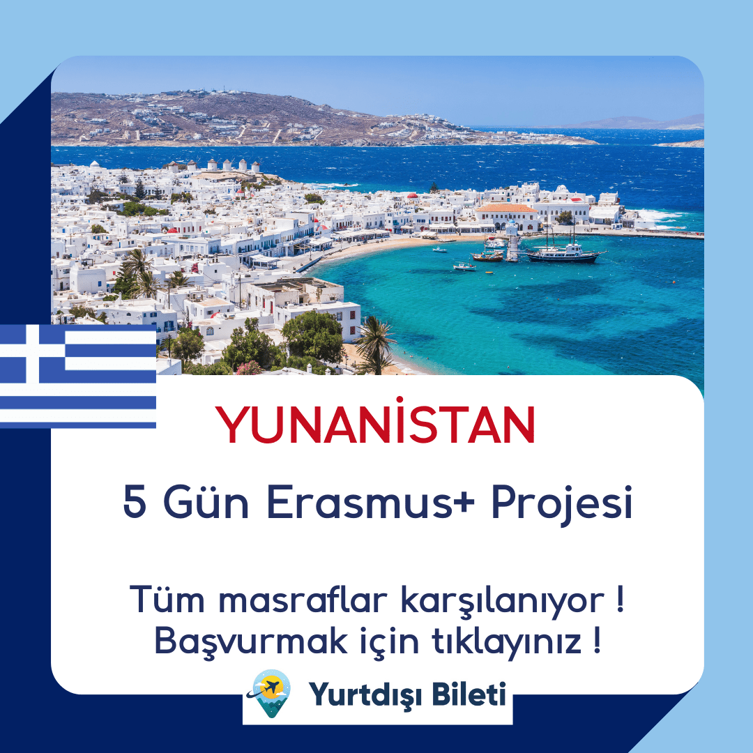 Yunanistan 5 Gün Erasmus+ Projesi