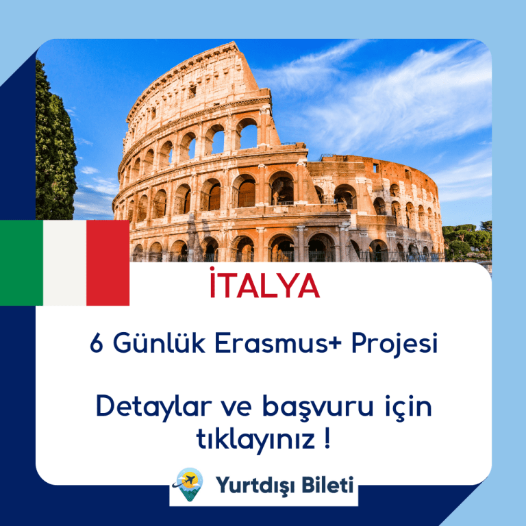 İtalya 6 Günlük Erasmus+ Projesi