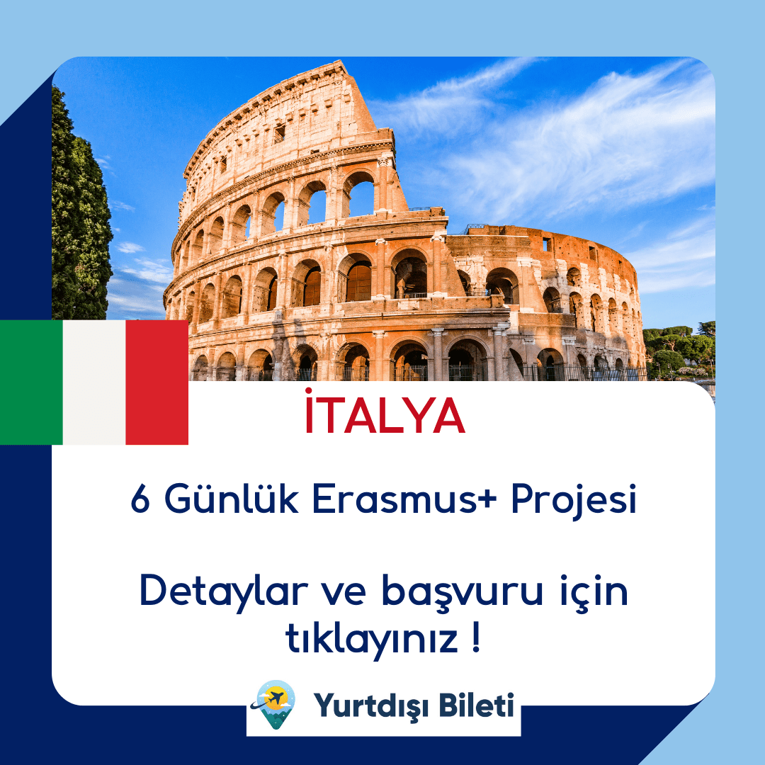 İtalya 6 Günlük Erasmus+ Projesi