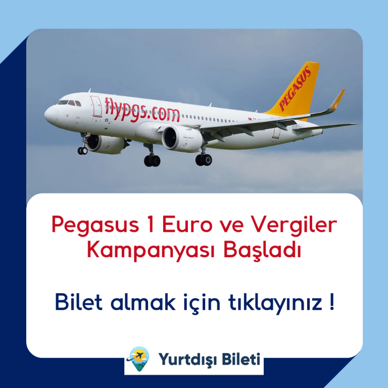 Pegasus 1 Euro ve Vergiler Kampanyası Başladı