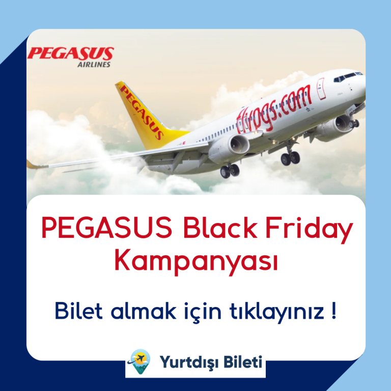 Pegasus Blcak Friday 9 Euro Uçak Bileti Kampanyası