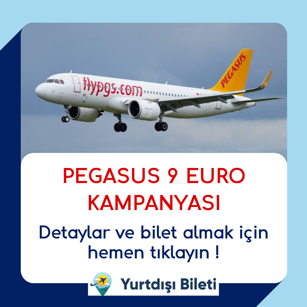 Pegasus Yurt Dışı 9€ Kampanyası