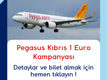 Pegasus Kıbrıs 1 Euro Kampanyası