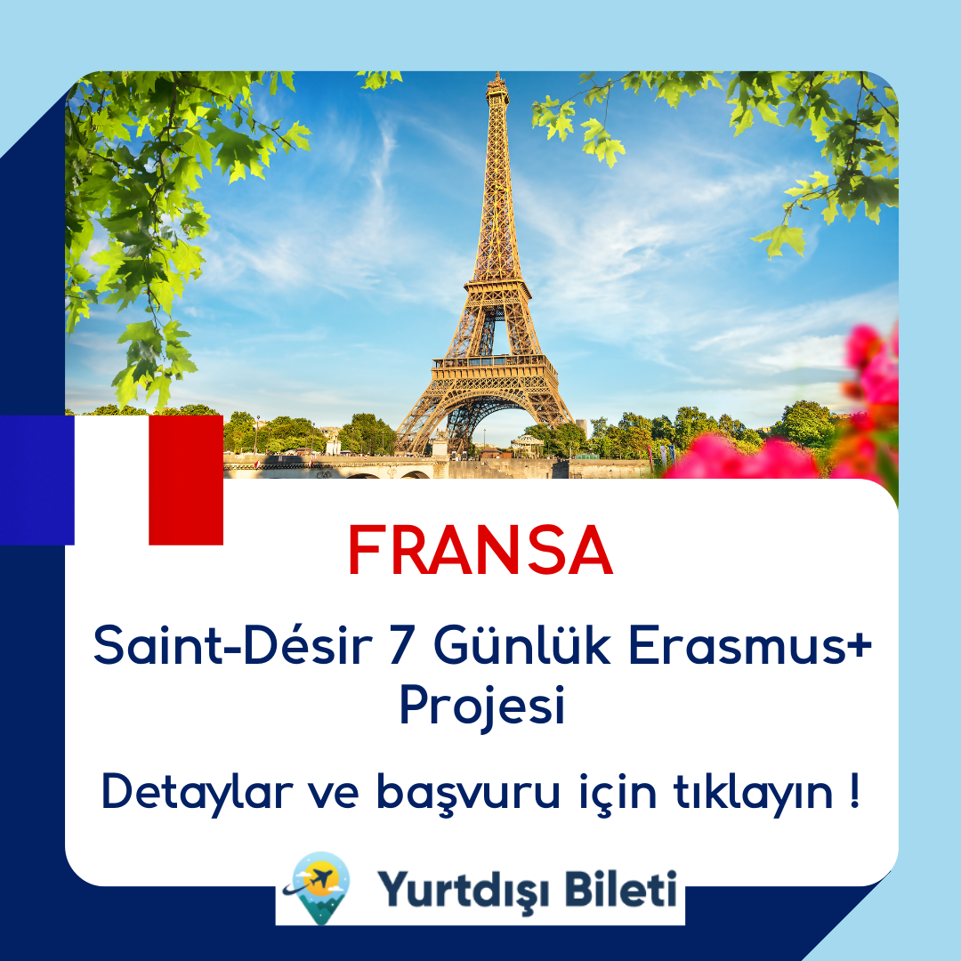 Fransa Saint Désir 7 Günlük Erasmus+ Projesi