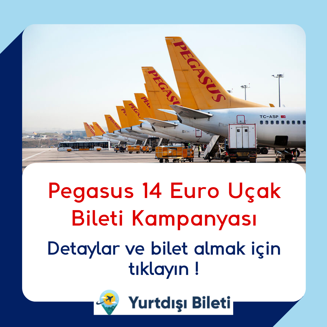 Pegasus 14 Euro Uçak Bileti Kampanyası