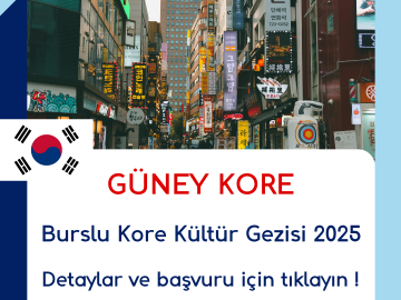 Burslu Kore Kültür Gezisi 2025
