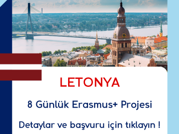 Letonya 8 Günlük Erasmus+ Projesi