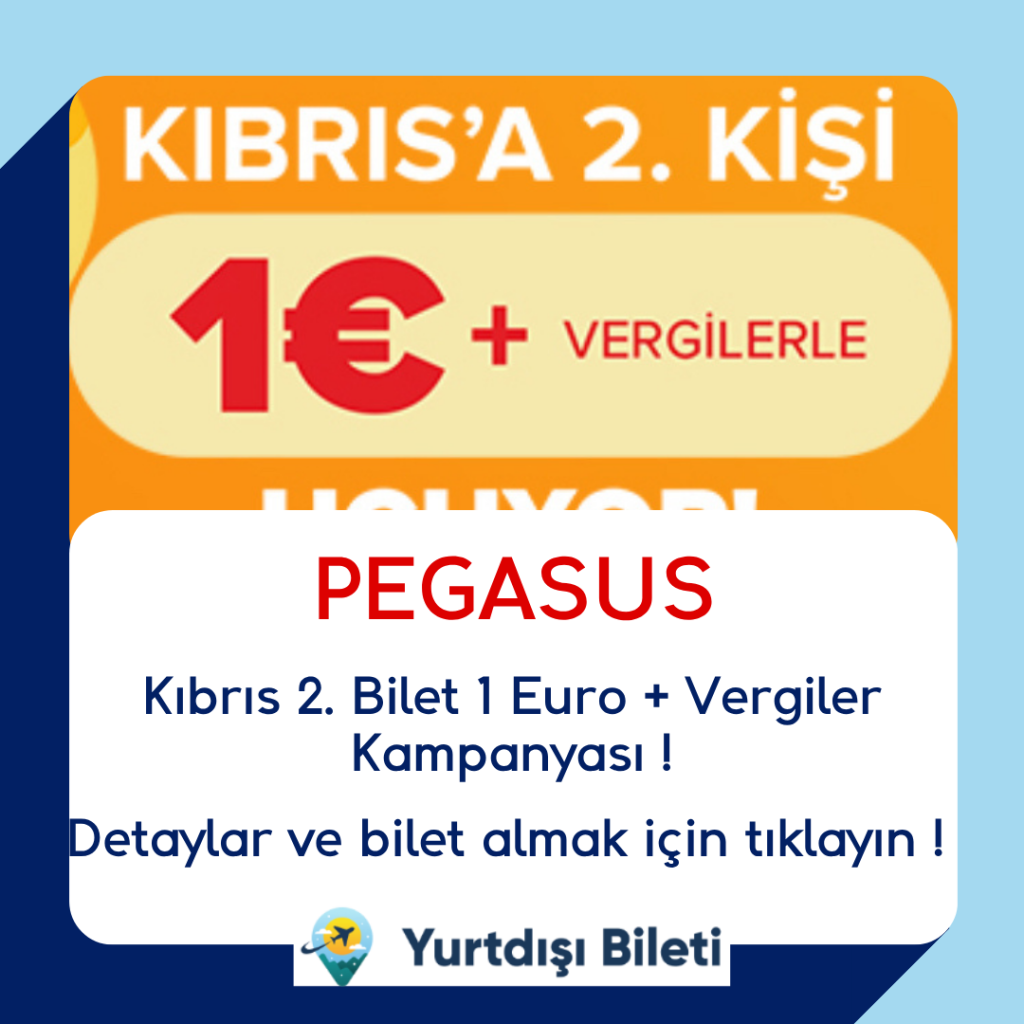 Pegasus Kıbrıs 1 Euro Kampanyası
