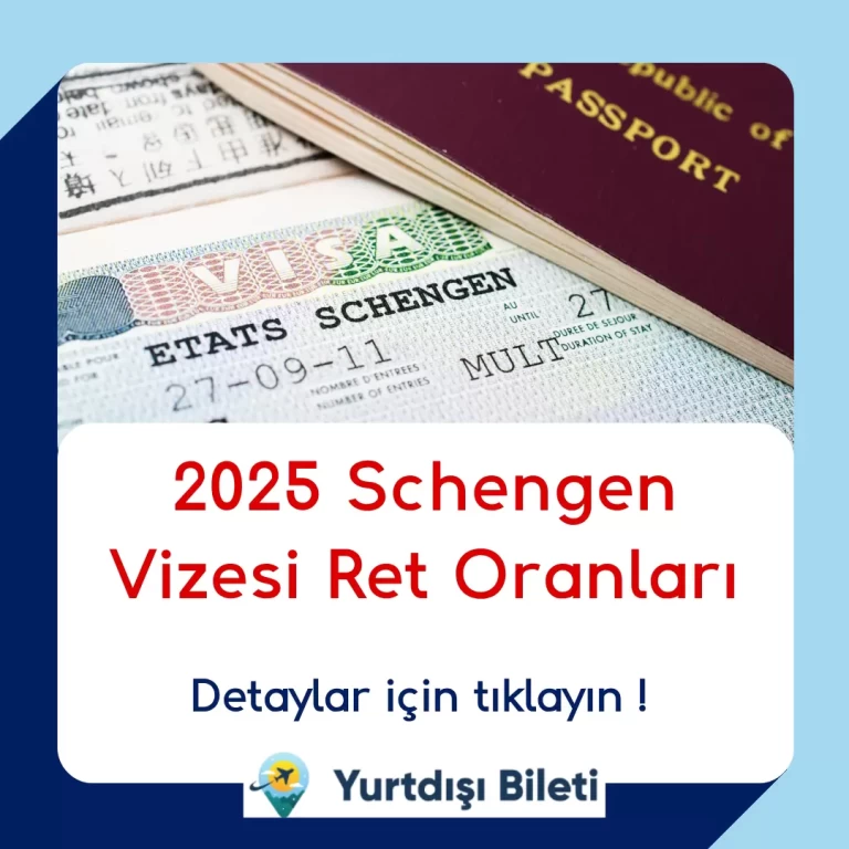 2025 Schengen Vizesi Ret Oranları