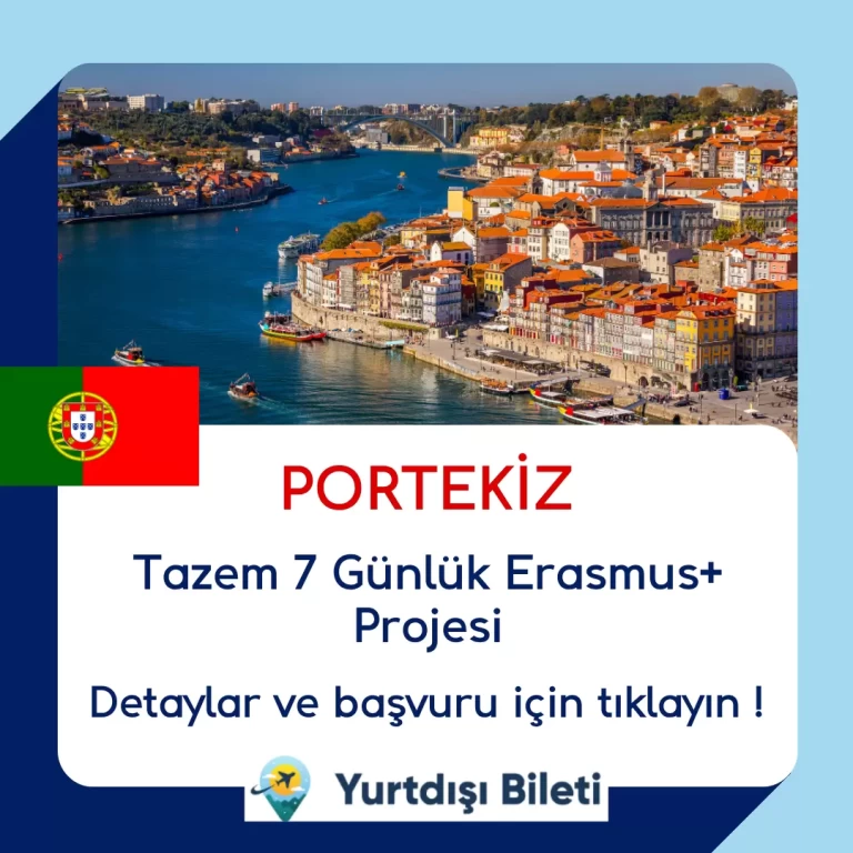 Portekiz Tazem 7 Günlük Erasmus+ Projesi