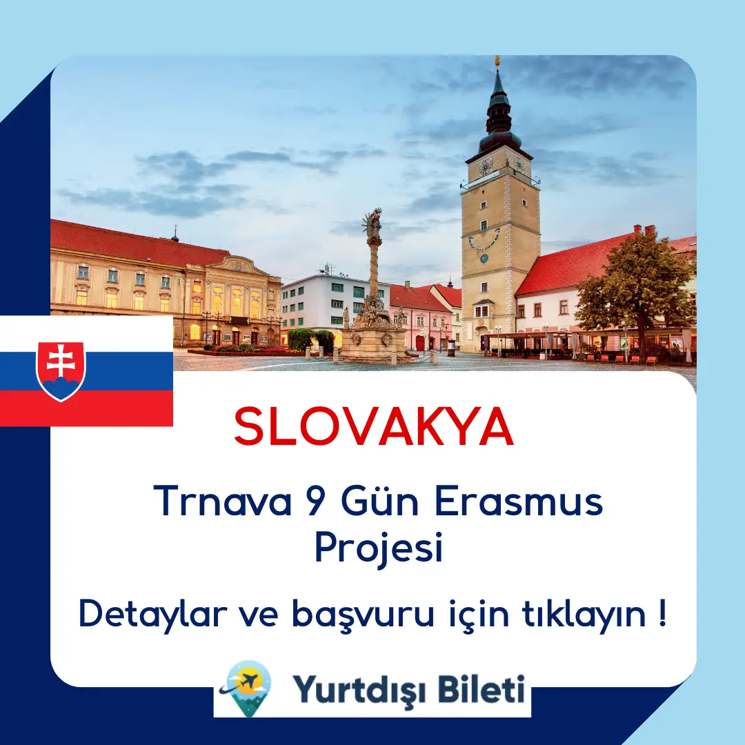 Slovakya Trnava 9 Gün Erasmus Projesi
