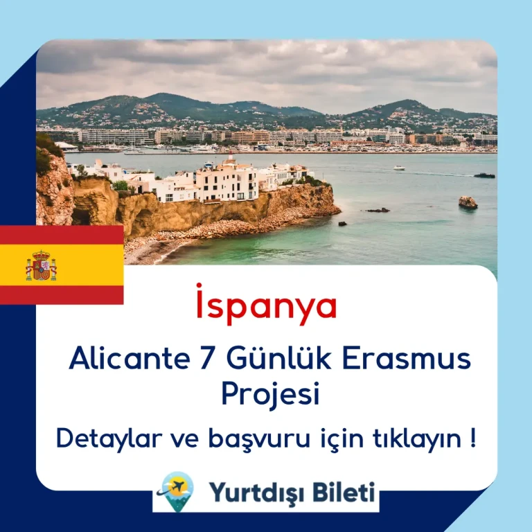 İspanya Alicante 7 Günlük Erasmus Projesi