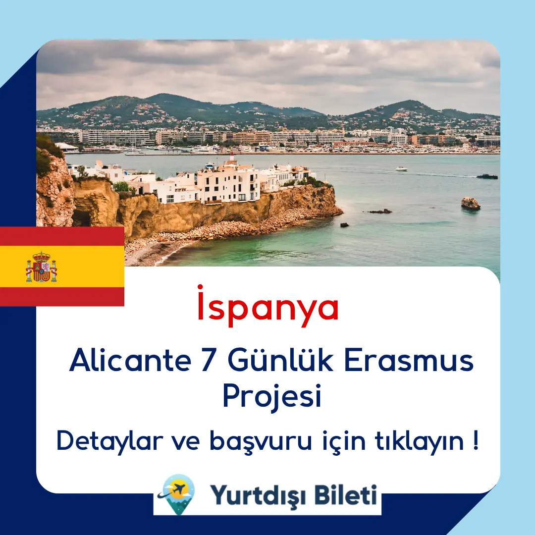 İspanya Alicante 7 Günlük Erasmus Projesi