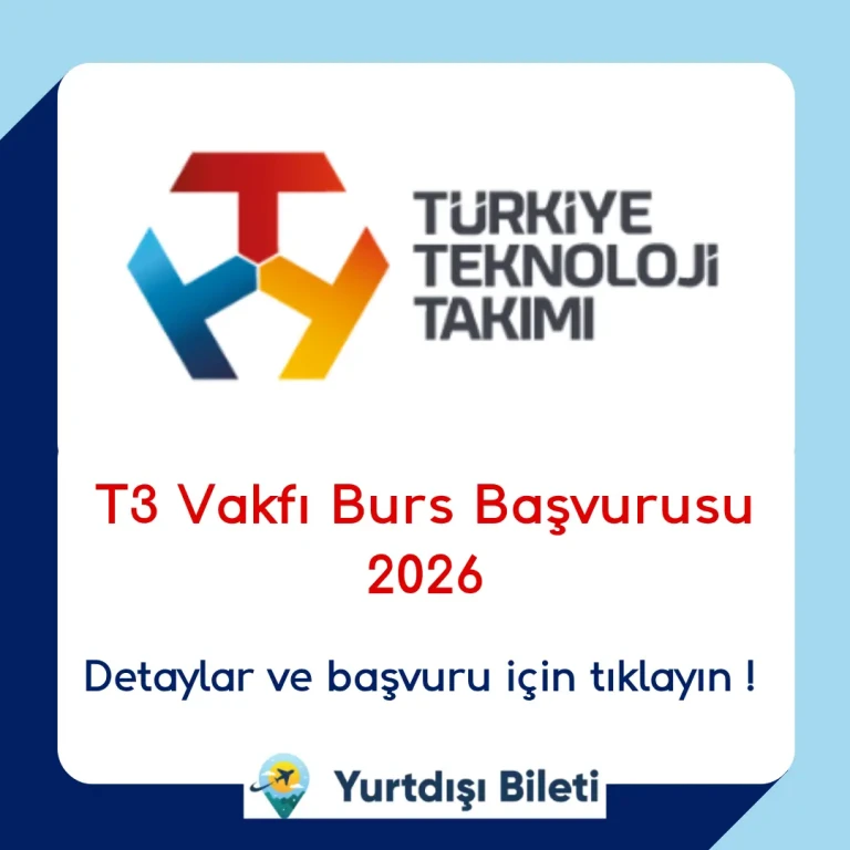 T3 Vakfı Burs Başvurusu 2026