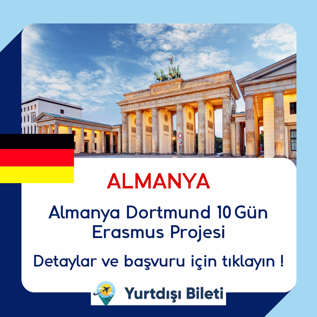 Almanya Dortmund 10 Gün Erasmus Projesi