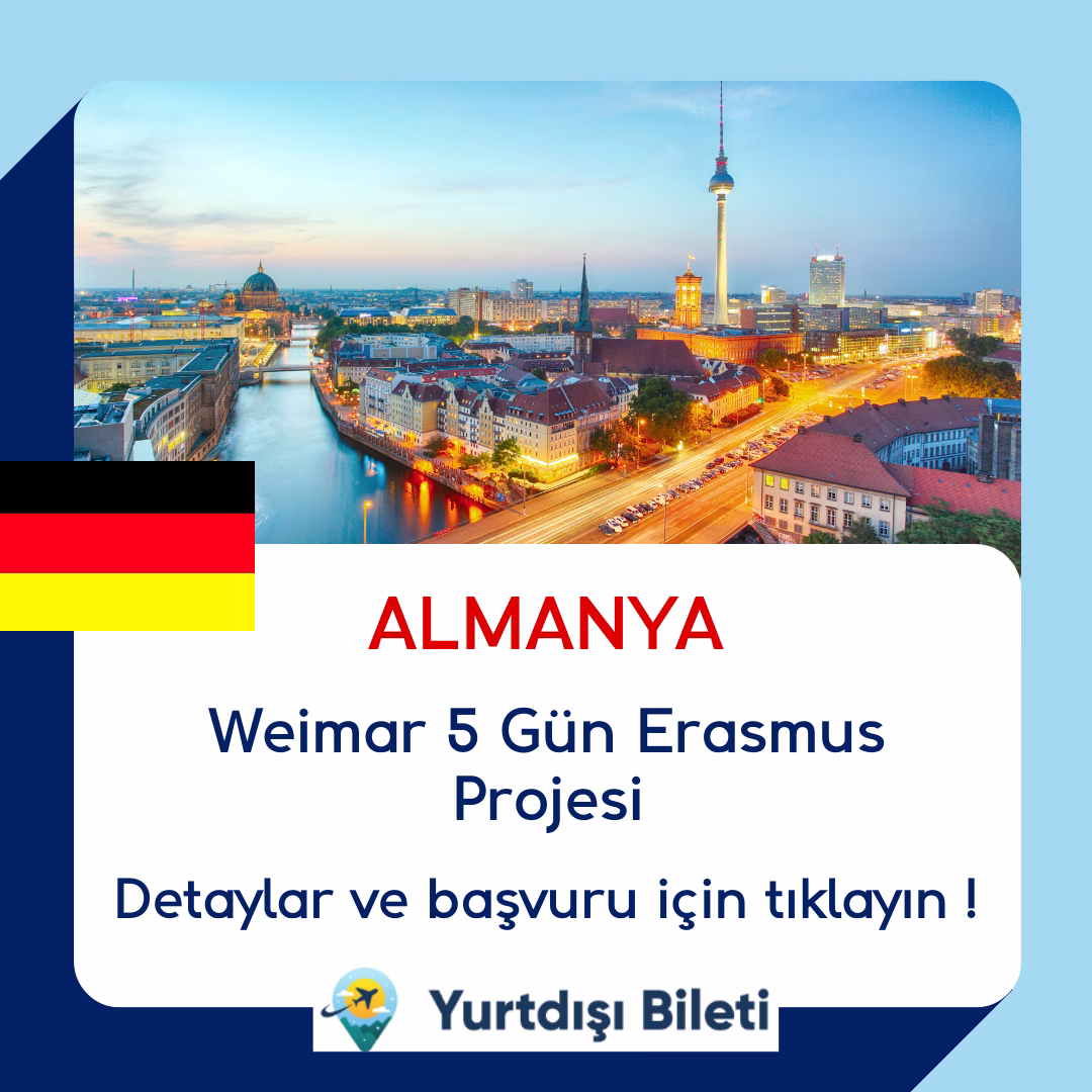 Almanya Weimar 5 Gün Erasmus Projesi