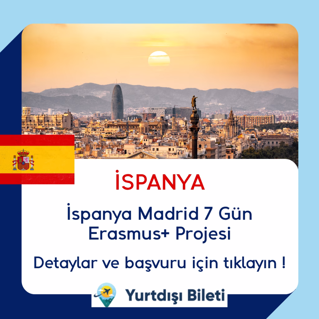 İspanya Madrid 7 Gün Erasmus+ Projesi