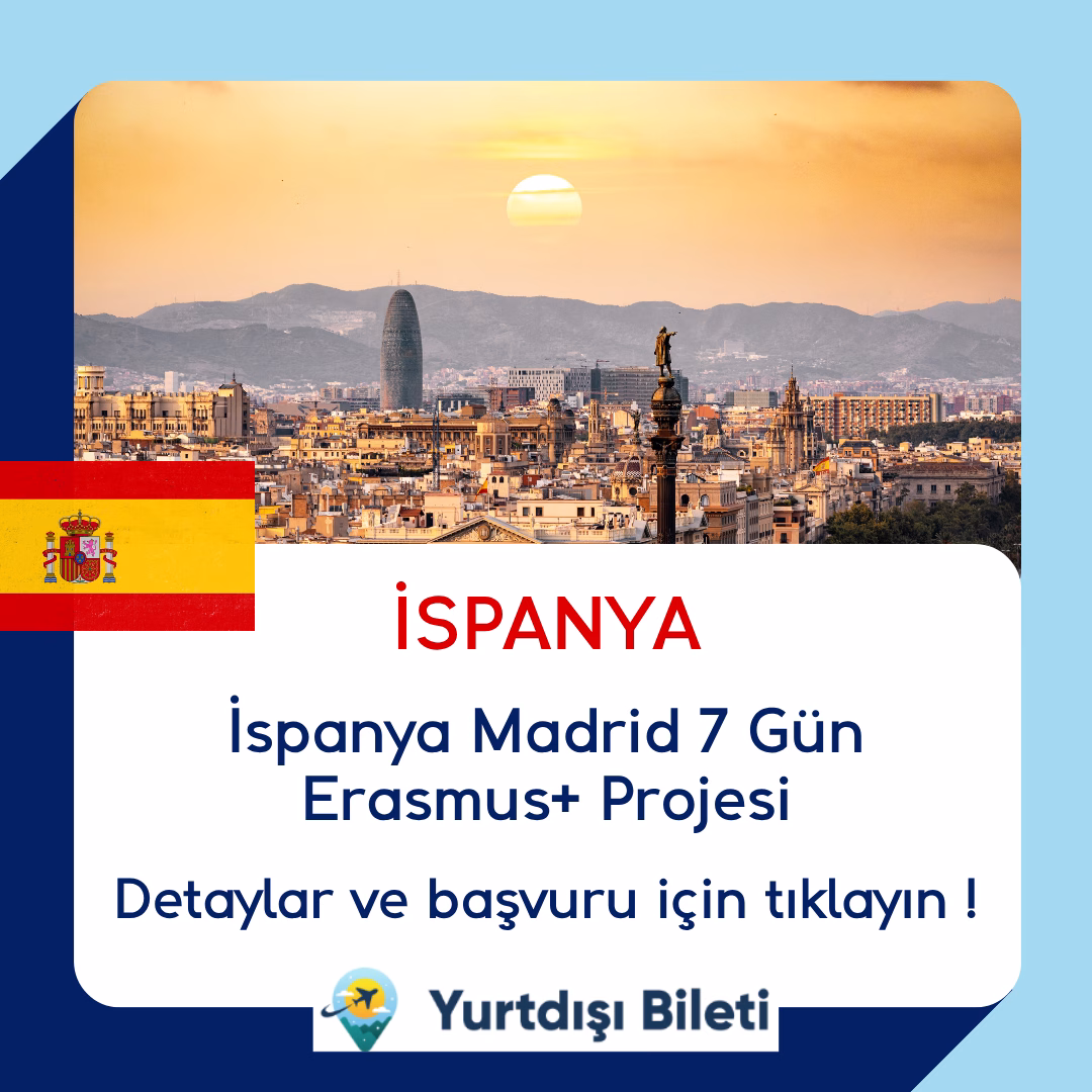 İspanya Madrid 7 Gün Erasmus+ Projesi