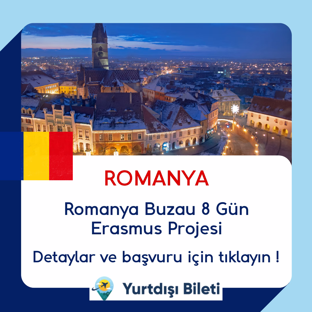Romanya Buzau 8 Gün Erasmus Projesi