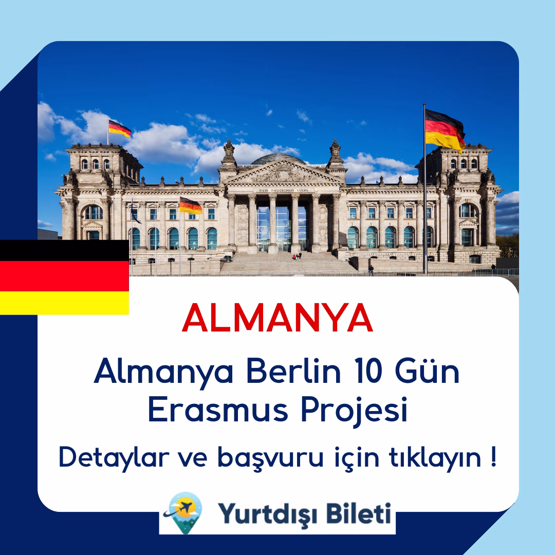 Almanya Berlin 10 Gün Erasmus Projesi