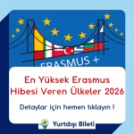 En Yüksek Erasmus Hibesi Veren Ülkeler 2026