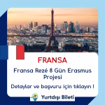 Fransa Rezé 8 Gün Erasmus Projesi