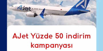 AJet Yüzde 50 indirim kampanyası