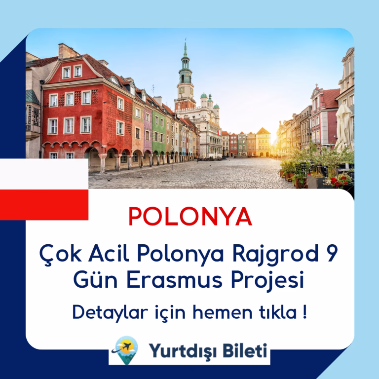 Çok Acil Polonya Rajgrod 9 Gün Erasmus Projesi