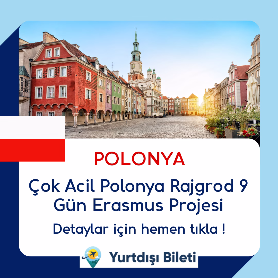 Çok Acil Polonya Rajgrod 9 Gün Erasmus Projesi
