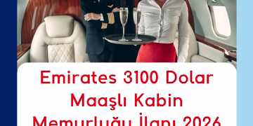 Emirates 3100 Dolar Maaşlı Kabin Memurluğu İlanı 2026