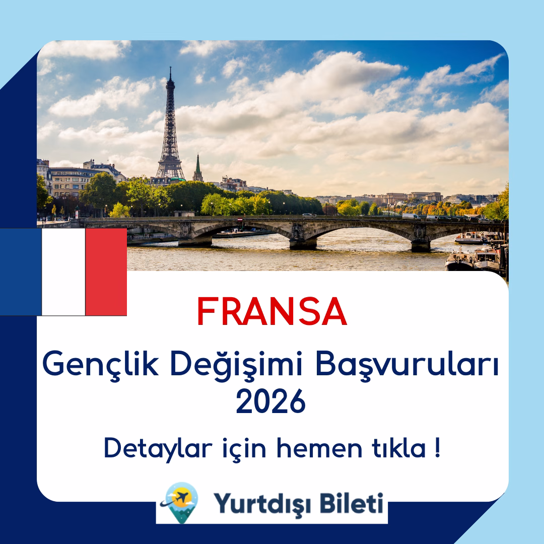Fransa Erasmus Gençlik Değişimi Başvuruları 2026