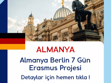 Almanya Berlin 7 Gün Erasmus Projesi