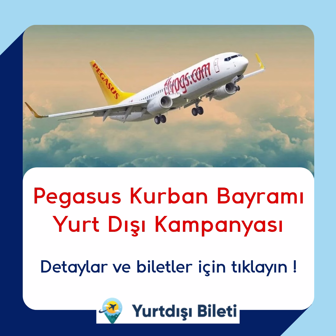 Pegasus Kurban Bayramı Yurt Dışı Kampanyası