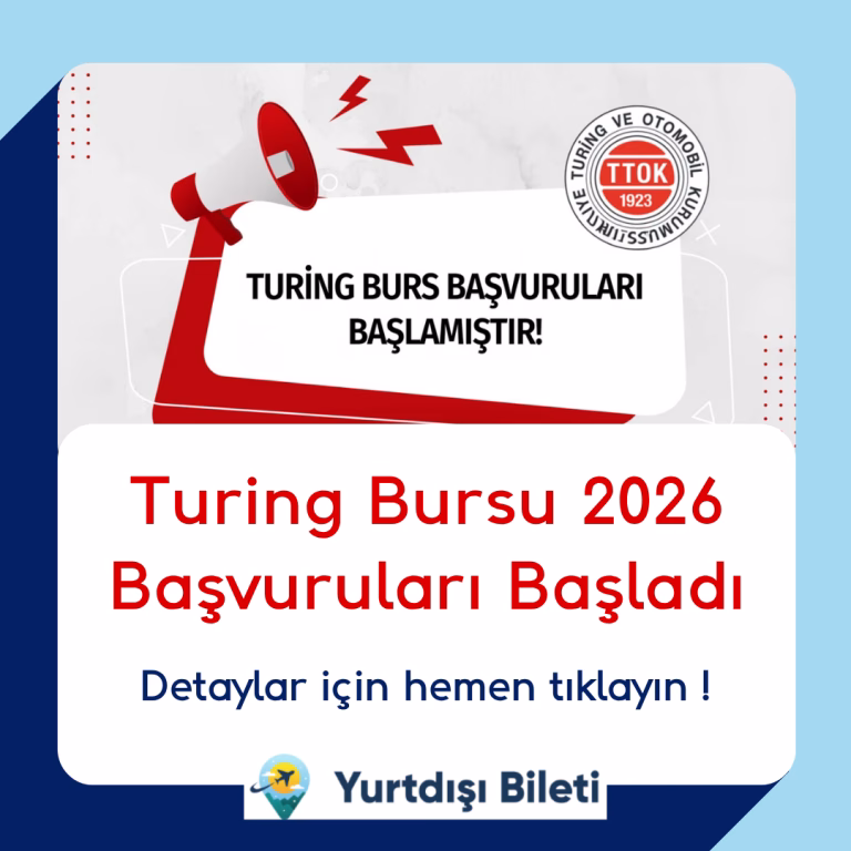 Turing Bursu 2026 Başvuruları Başladı