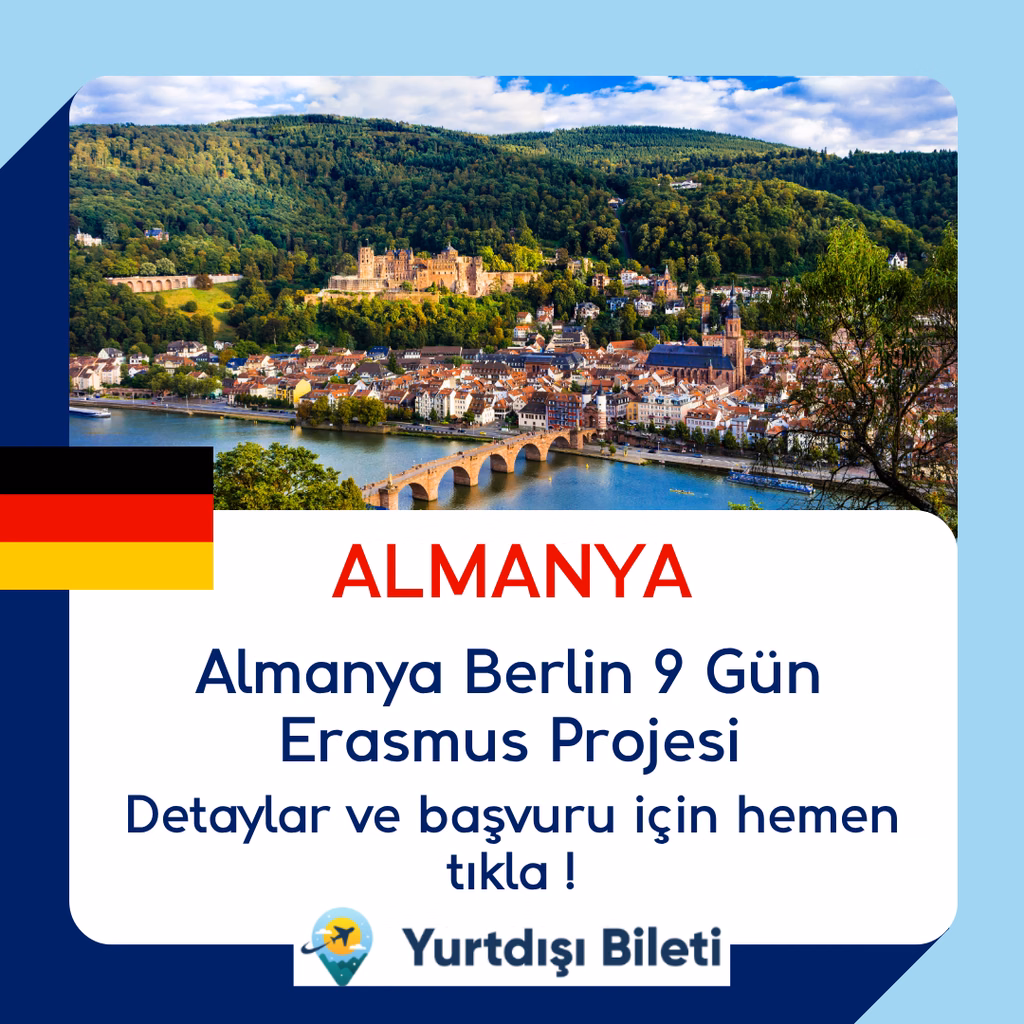 Almanya Berlin 9 Gün Erasmus Projesi